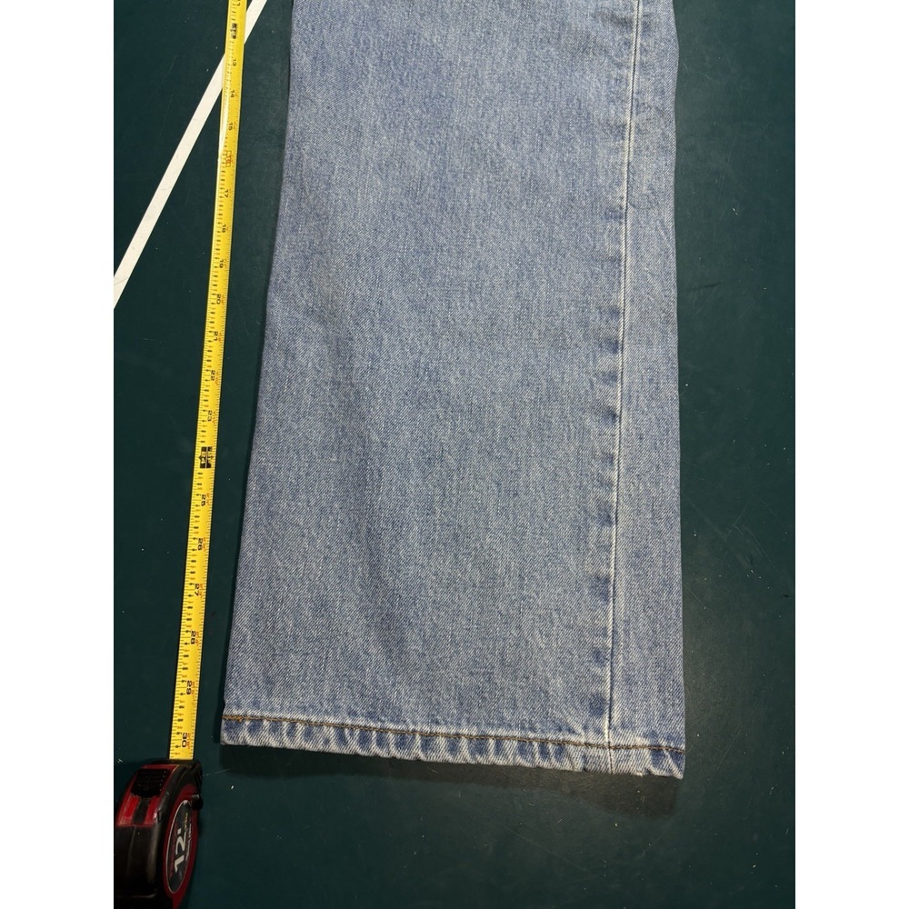 Vintage 80s Levi's 501 Button Fly Denim Jeans Straight Leg 38x30 Mint Condition - Picture 14 of 16